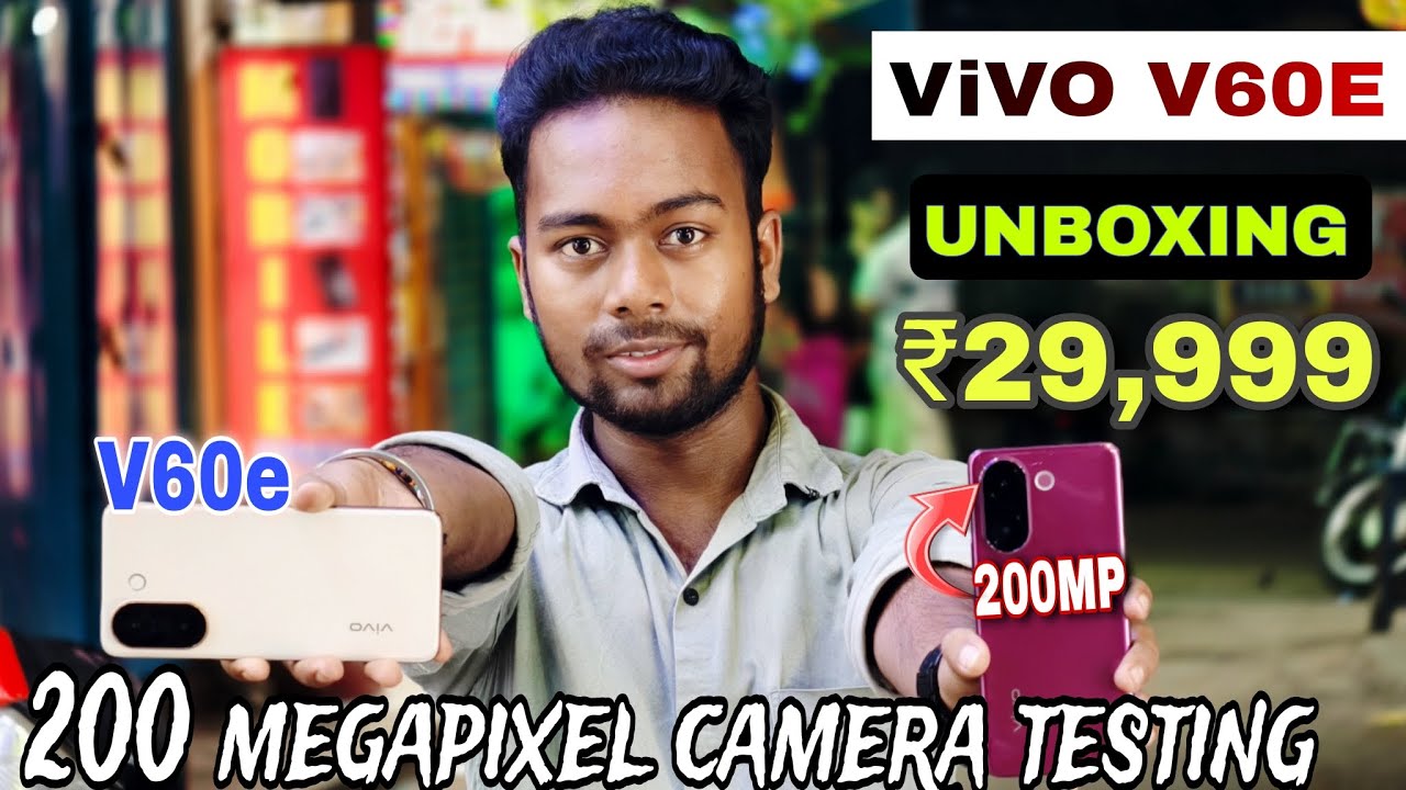 ViVO V60E5G 200MPmegapixel cameratesting Unboxing & allreview ₹29,999#vivov60e