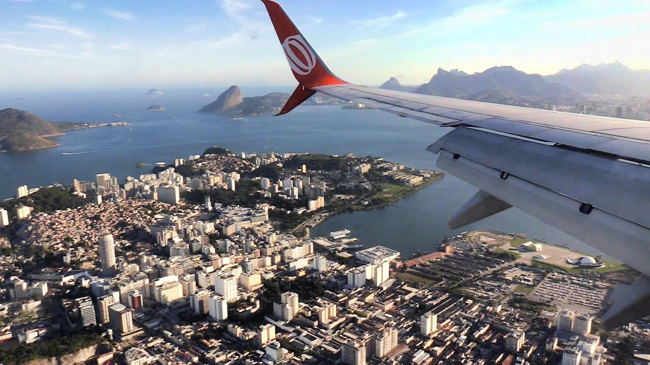 Best Approach in the World! Rio de Janeiro Santos Dumont