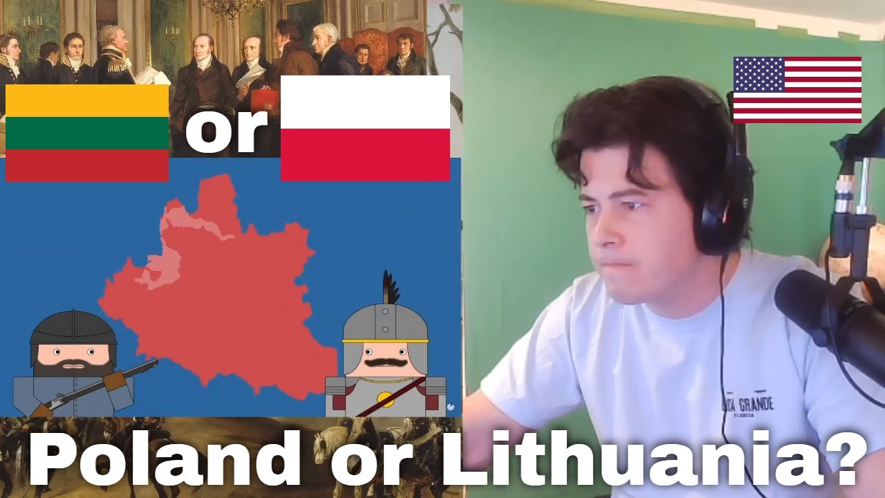 American Reacts How Lithuanian was Poland Lithuania?
