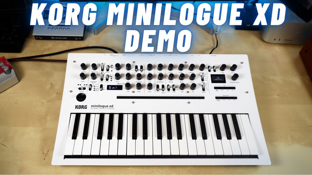 Korg Minilogue XD Demo ( No Talking )