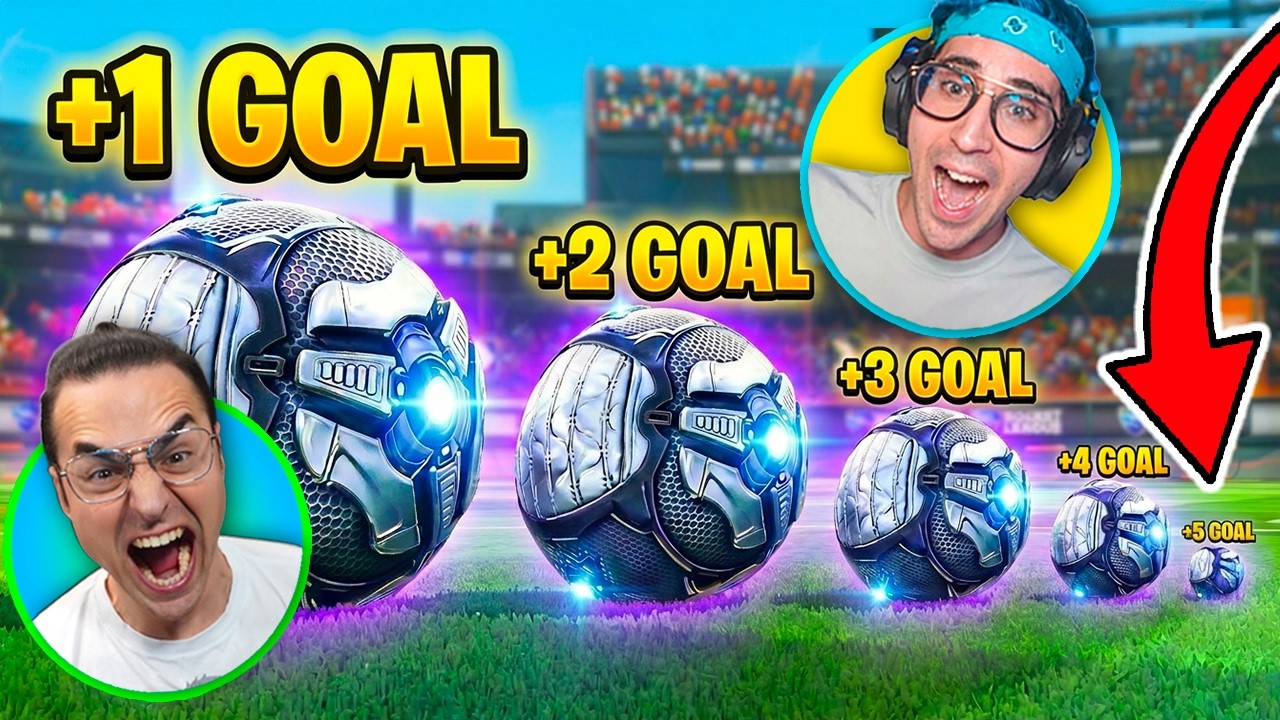 OGNI GOL la PALLA DIVENTA PI&Ugrave; PICCOLA&hellip; IMPOSSIBILE GIOCARE 😱