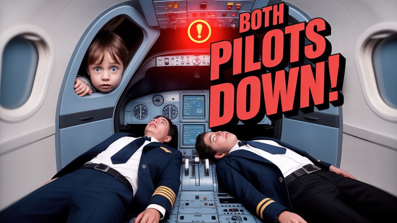 12-Year-Old Lands Airplane After Both Pilots Collapse | Realistic Aviation Survival Story