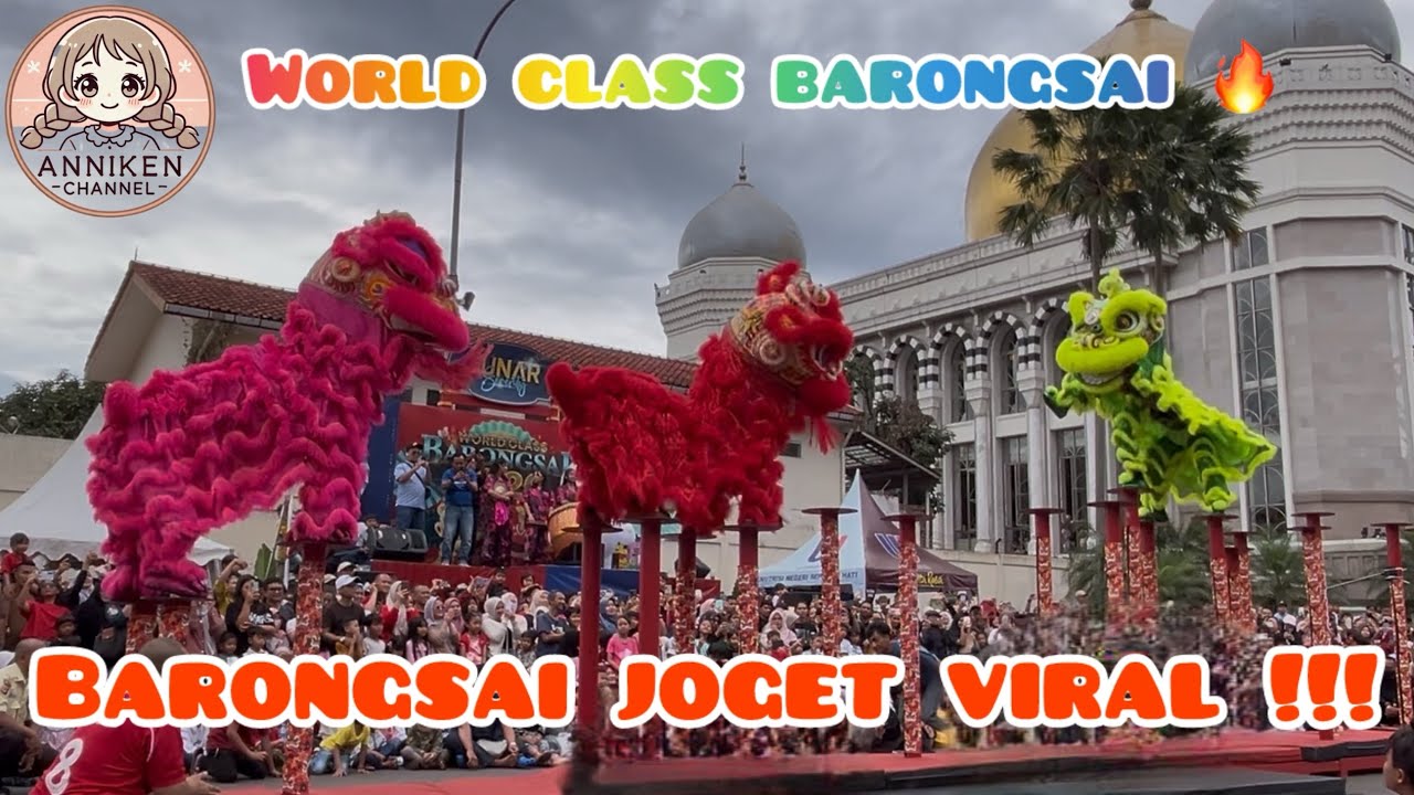 BARONGSAI TONGGAK Joget Viral! KPop Demon Hunter x Engkol x Ramadhan Tiba 🩷🔥