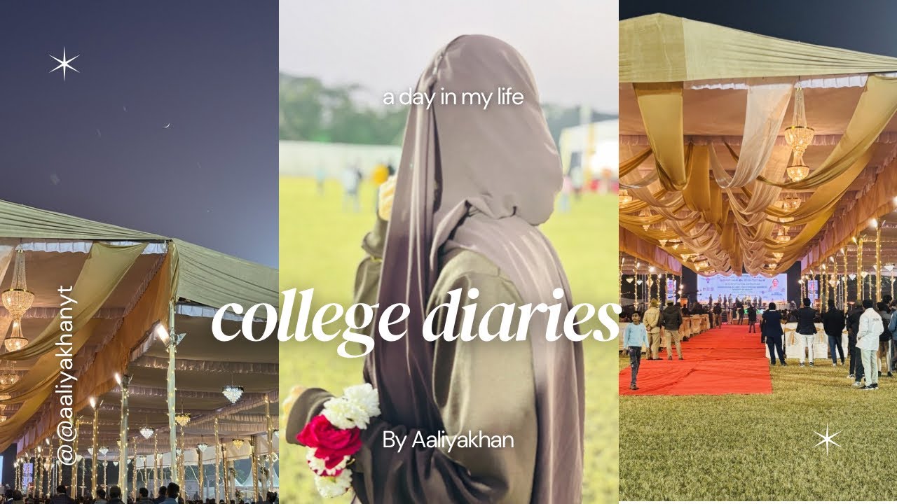 A Day in My Life 🌼 | College Function💗| Aaliyakhanyt 