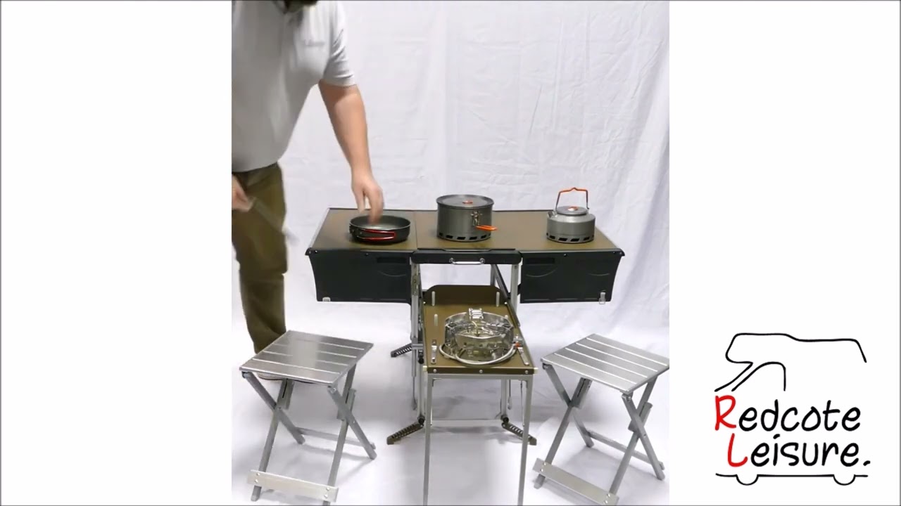 Kitchen Box All in One Camping Cooking Solution  for Tents, Micro Campers, Days Out and the Beach