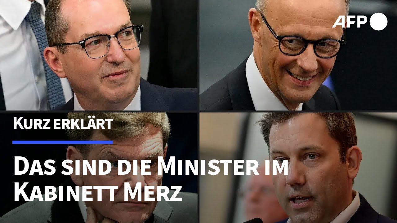 Kurz erkl&auml;rt: Die Minister im Kabinett Merz | AFP