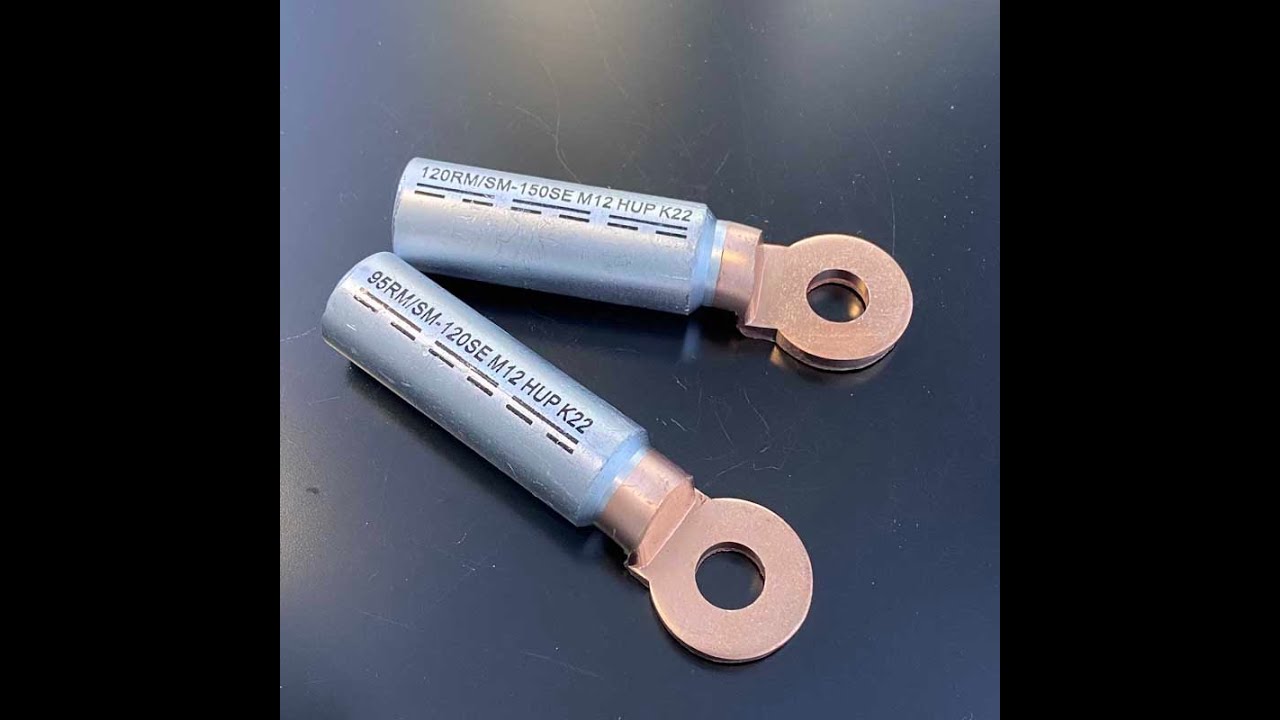German Standard Aluminum Copper Cu/Al Bimetallic Cable Terminal Lugs