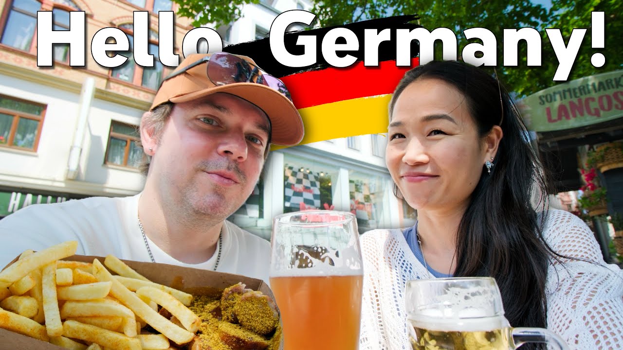 Our First Days in Wiesbaden: Vibrant Beer Garden & the Best Baklava?! 🇩🇪 | Germany Vlog