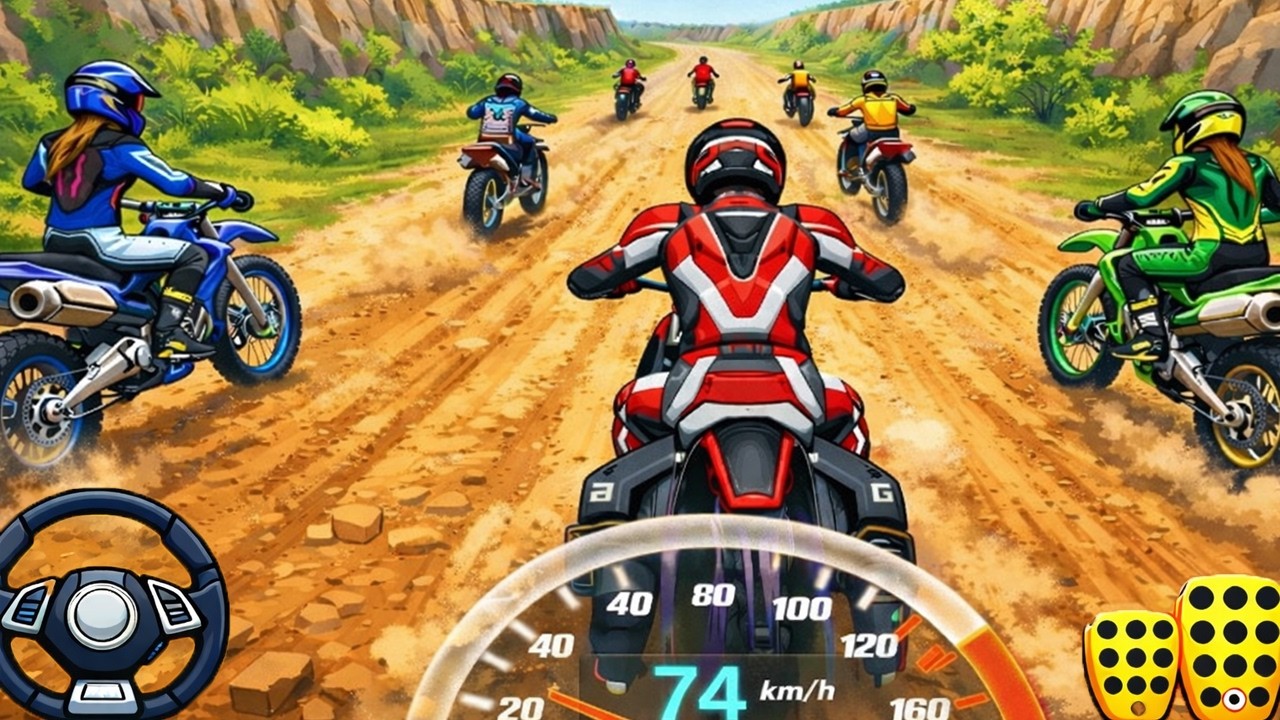 Insane Bike Stunt Racing Gameplay - Bikes Mountain 3D Simulator Drive Game - Android Bike Game