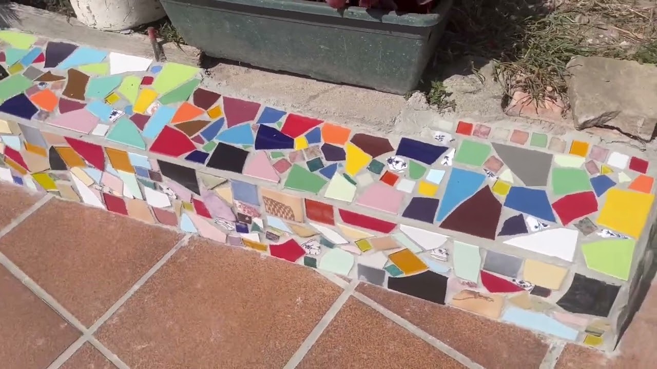Cómo hacer un mosaico de azulejos