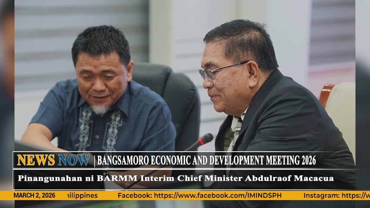 𝐁𝐀𝐍𝐆𝐒𝐀𝐌𝐎𝐑𝐎 𝐄𝐂𝐎𝐍𝐎𝐌𝐈𝐂 𝐀𝐍𝐃 𝐃𝐄𝐕𝐄𝐋𝐎𝐏𝐌𝐄𝐍𝐓 𝐌𝐄𝐄𝐓𝐈𝐍𝐆 𝟐𝟎𝟐𝟔