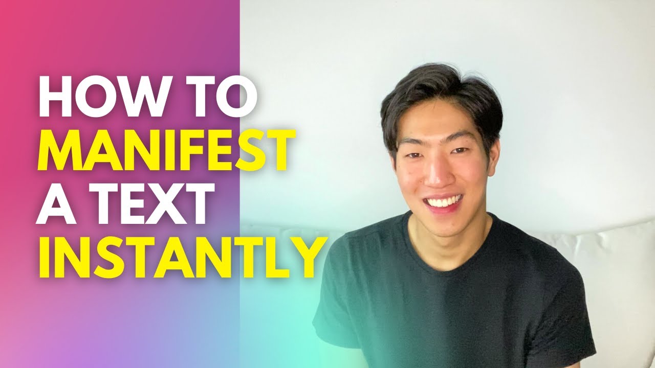 How To Manifest A Text Message From Someone INSTANTLY