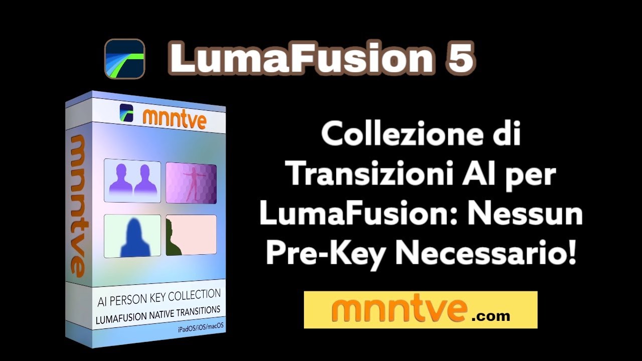Collezione di Transizioni AI per LumaFusion  Nessun Pre-Key Necessario