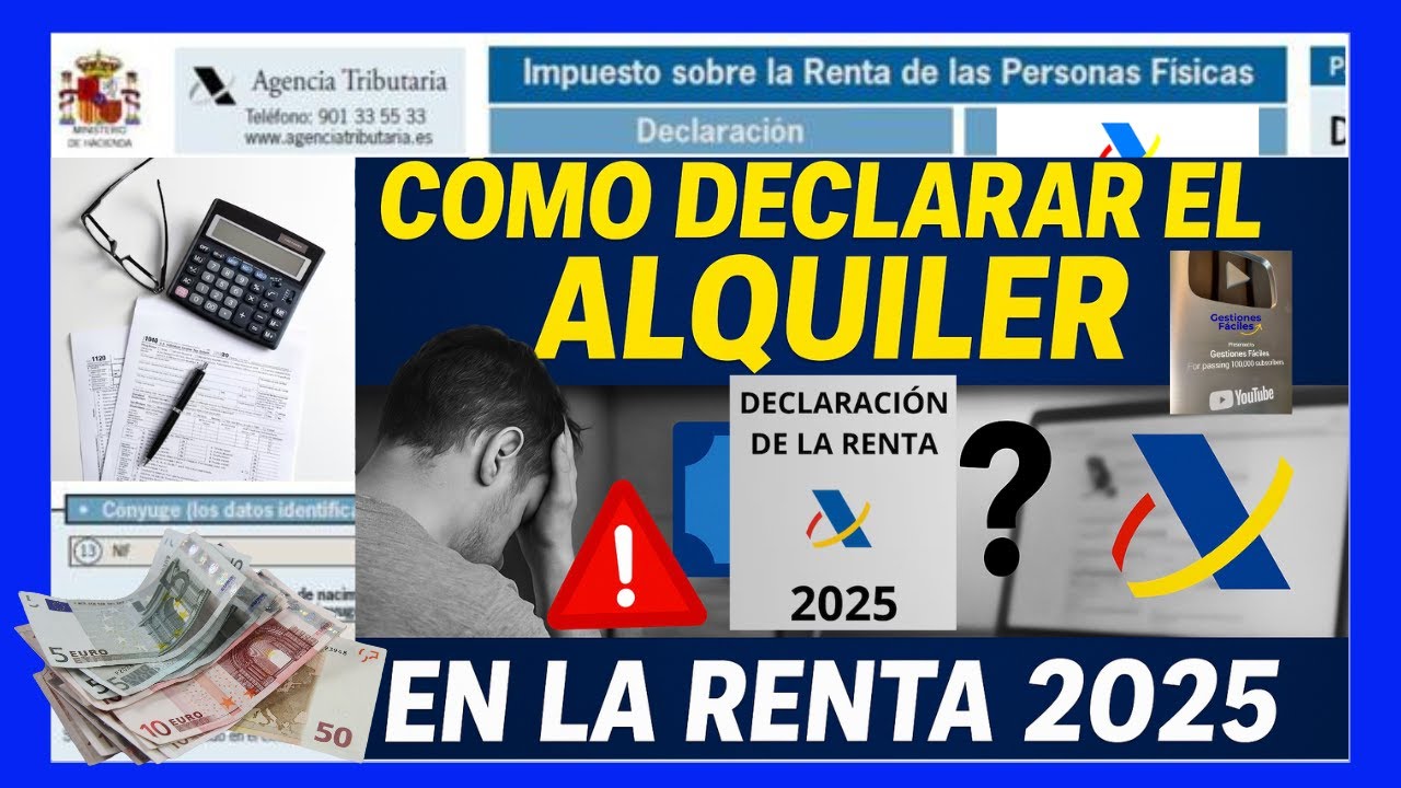 💰⏩𝐂𝐨𝐦𝐨 𝐃𝐞𝐜𝐥𝐚𝐫𝐚𝐫 𝐞𝐥 𝐀𝐋𝐐𝐔𝐈𝐋𝐄𝐑 𝐞𝐧 𝐥𝐚 𝐑𝐄𝐍𝐓𝐀 𝟐𝟎𝟐𝟓 [𝐈𝐫𝐩𝐟 𝟐𝟎𝟐𝟒]✅ #gestionesfaciles #renta2025 #irpf