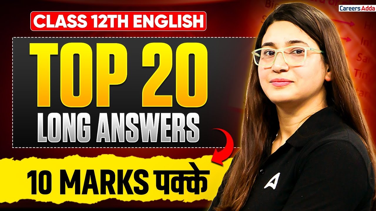Class 12 English 2026 | Top 20 Long Answers | Flamingo + Vistas Complete Book Question | Boards 2026