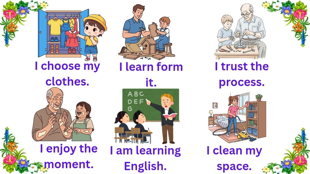 Learn English at Home for Kids/ Daily Use English Sentences/ Spoken English for Kids