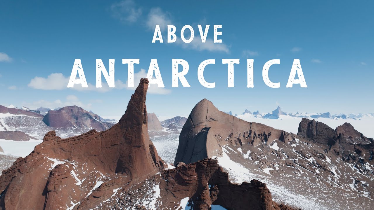 Antarctica From Above : Cinematic 4k Drone