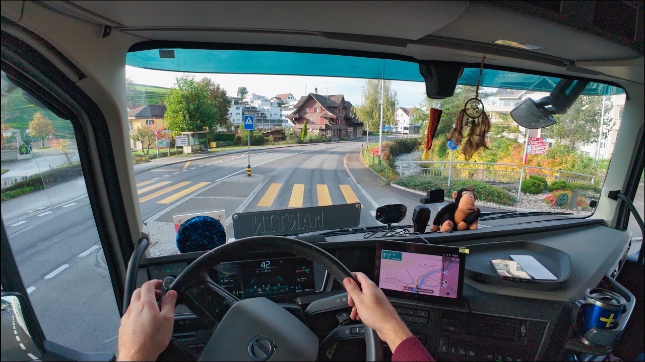 🇨🇭 Швейцария прекрасна ❗️ Крутая поездка на грузовике 🚚.