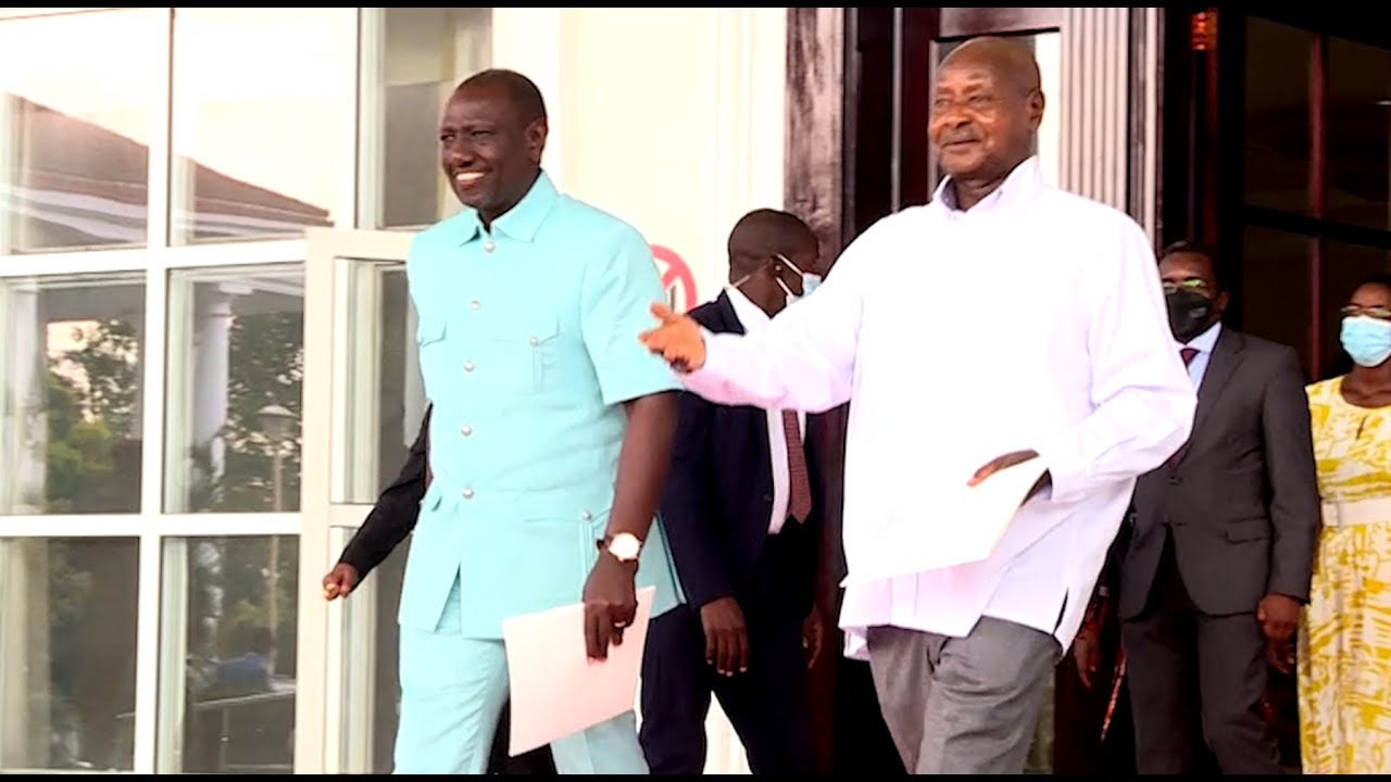 Museveni hosts H.E. Ruto at State House Entebbe