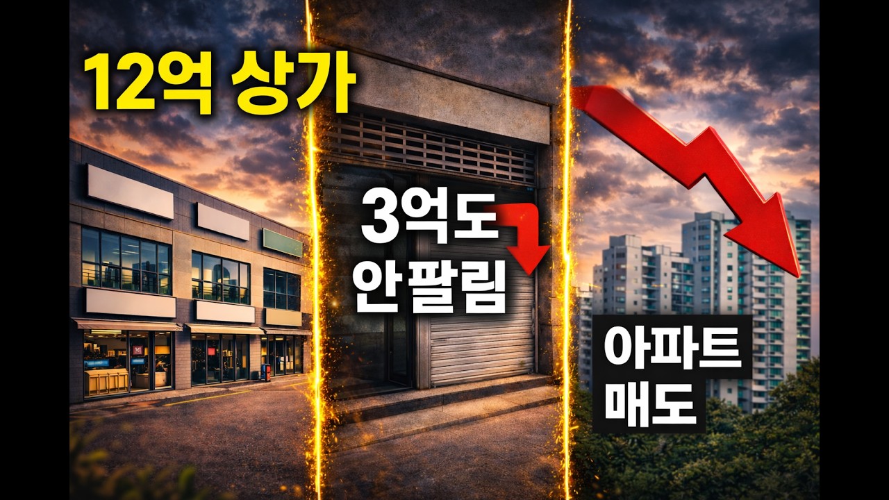 12억 상가가 3억에도 안 팔리는 이유 (결국 아파트까지 팔았습니다)
