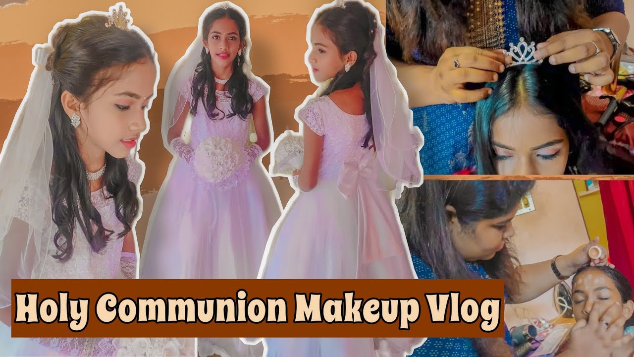 Holy Communion Makeup Vlog👼| Milnaz Vlog💜
