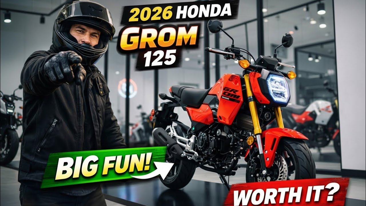 Обзор Honda Grom 125 2026 года – Маленький мотоцикл, БОЛЬШОЕ удовольствие! | Bike World