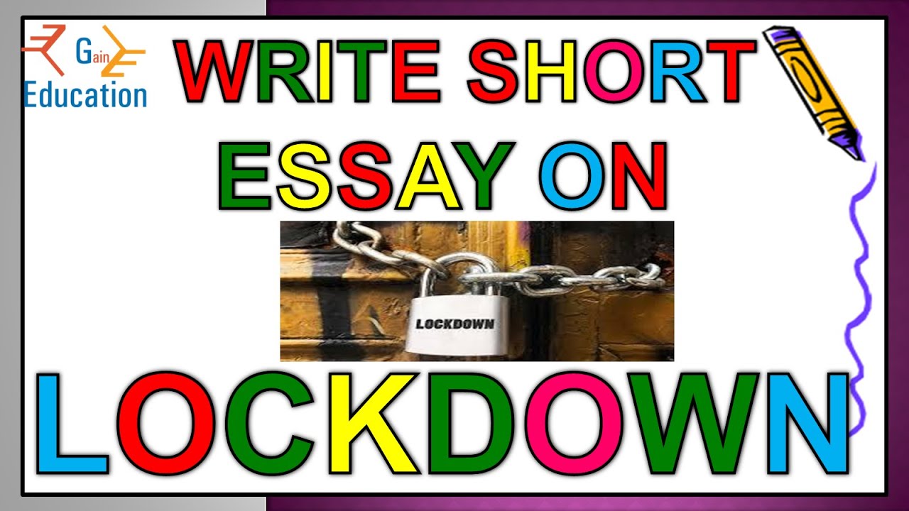 lockdown essay in english | essay on lockdown in english || Lockdown essay for students