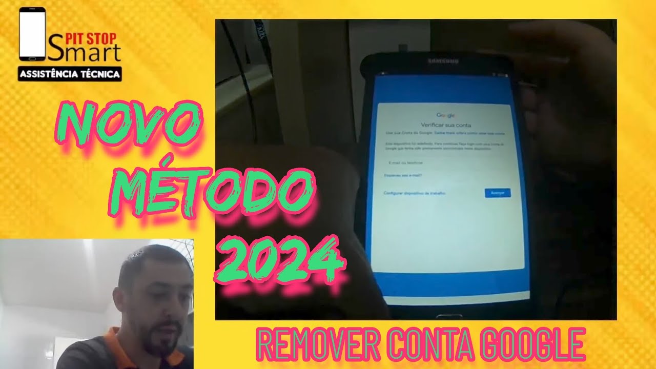 (RESOLVIDO) Remover Conta Google Samsung Tab A T280 T285