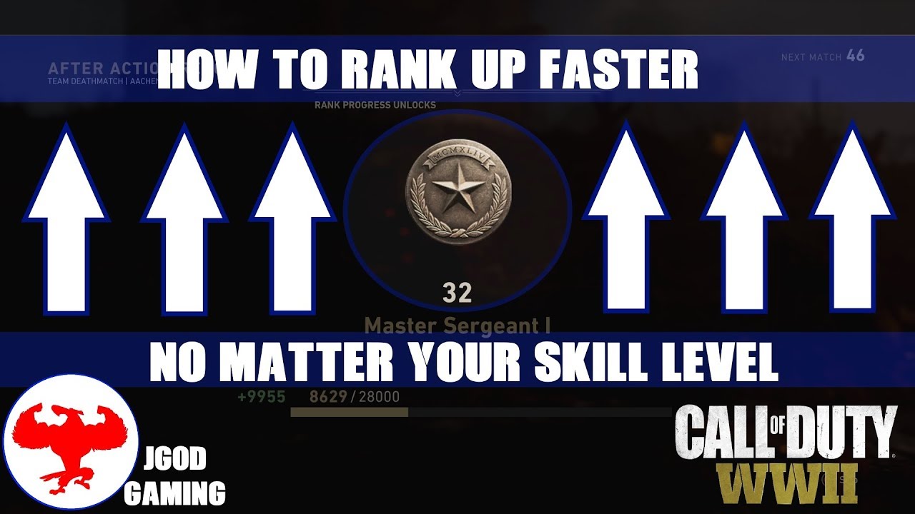 How to Rank up Faster in CoD WWII - No Matter your Skill Level