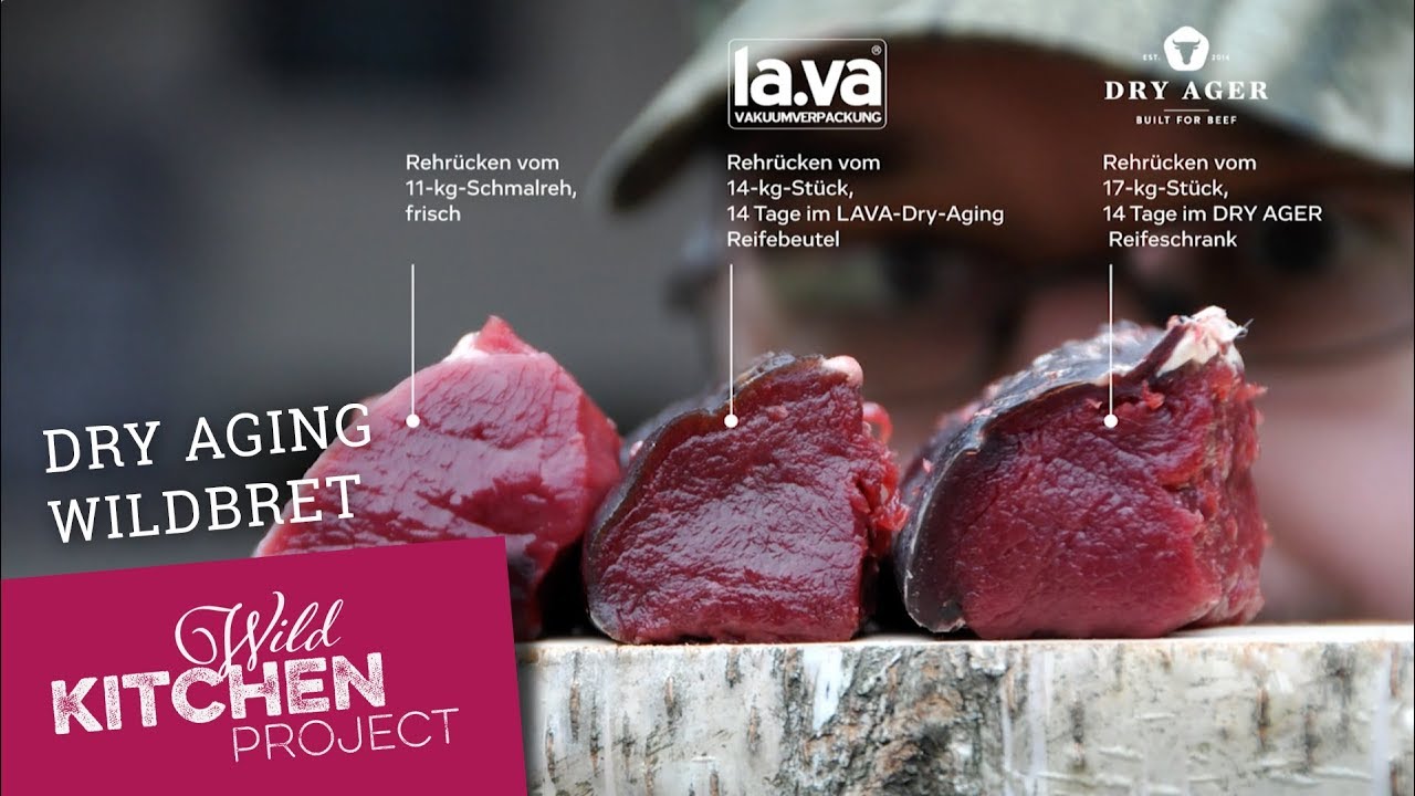 Wild Kitchen Project: Dry Aging Wildbret  |  DRY AGER vs. Lava Reifebeutel