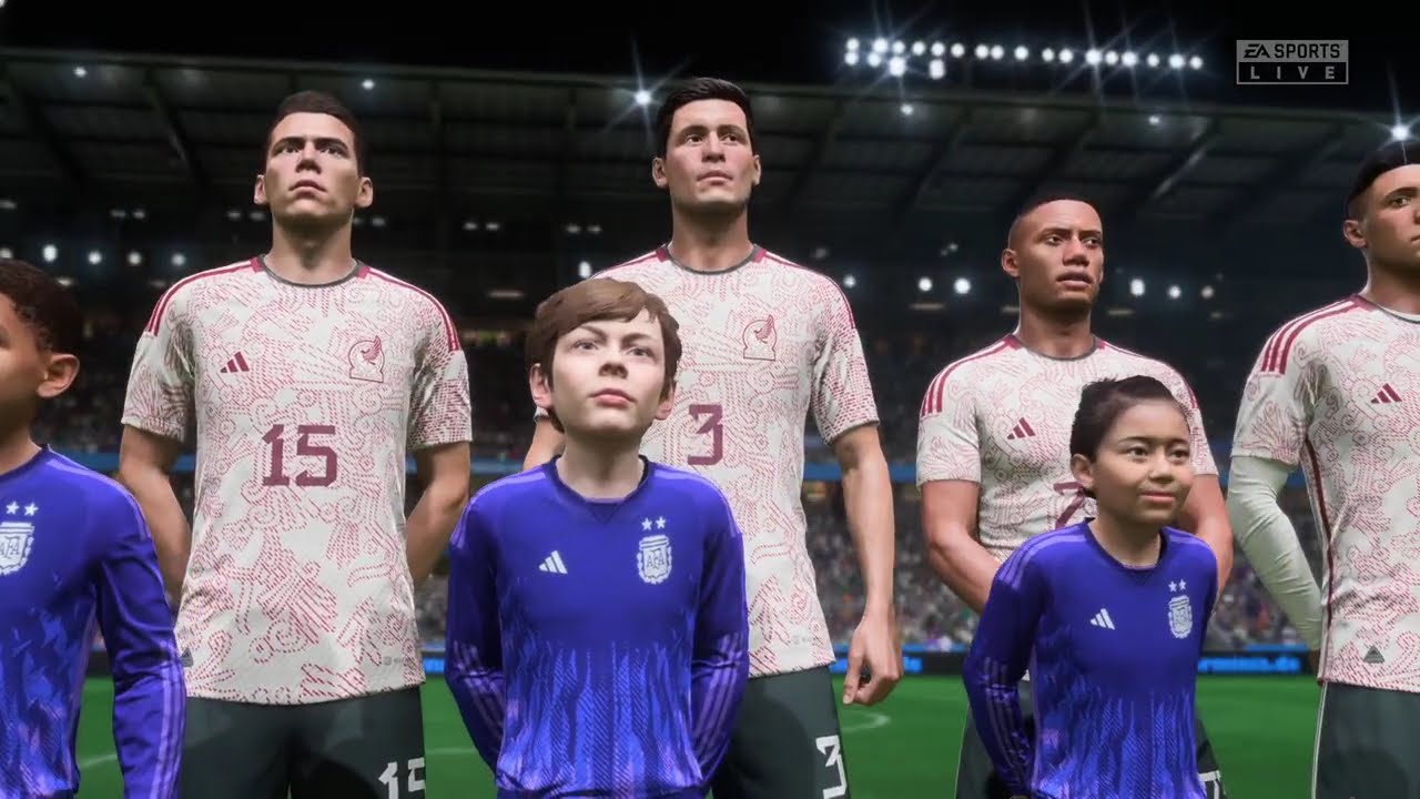 Чемпионат мира по футболу 2026 | Аргентина против Мексики | Отборочный матч | FIFA23 HD геймплей