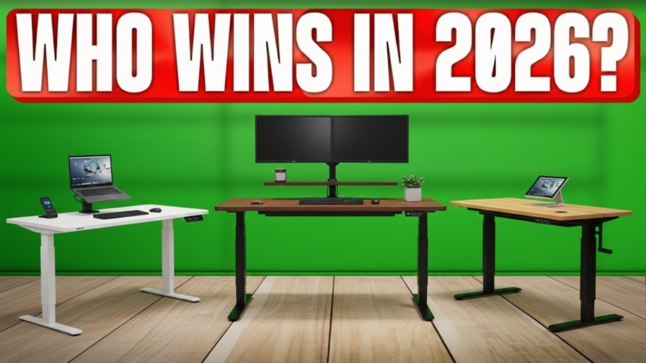 ✅ 7 Best BUDGET Standing Desks on Amazon [2026] Gaming / Home Office / Adjustable Standing Desks