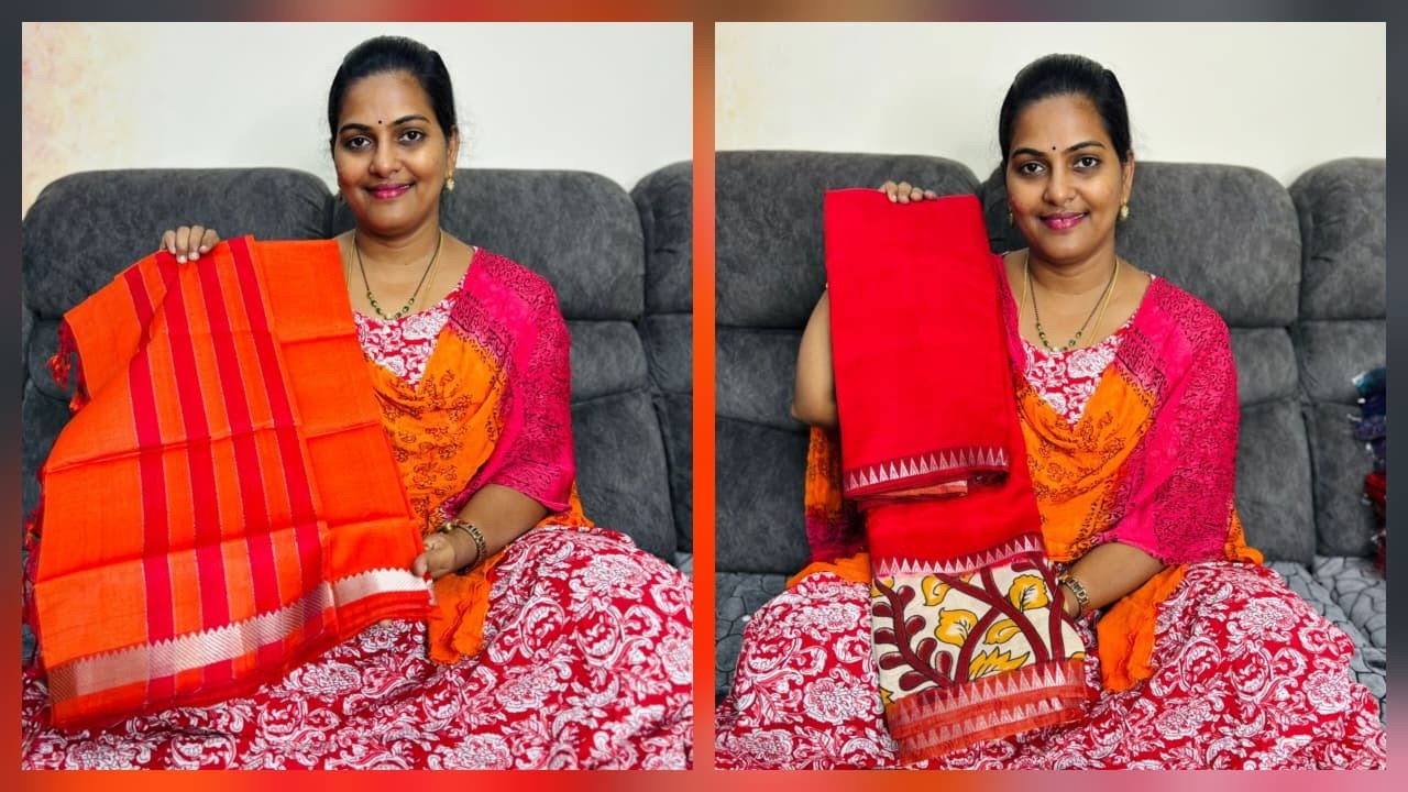 Mangalagiri Pattu Dress Materials n Sarees || Akki Latest Collections || Live Booking ||