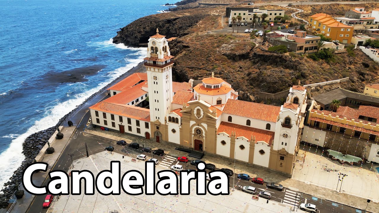 Candelaria - Teneryfa - Wyspy Kanaryjskie - 4K dron DJI mini 3 pro