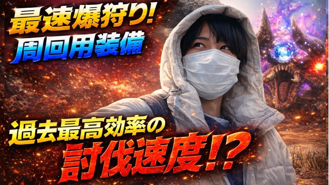 【モンハンNOＷ】大量出現初日！爆速狩り用装備で素材荒稼ぎだ！