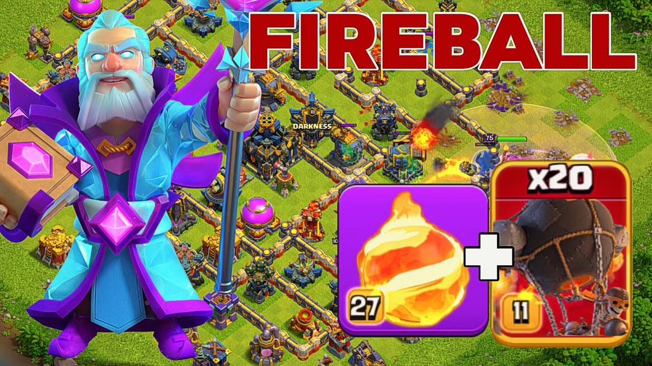 TH17's Most OP Strategy? Warden Walk + Rocket Balloon WRECKS! Clash of Clans