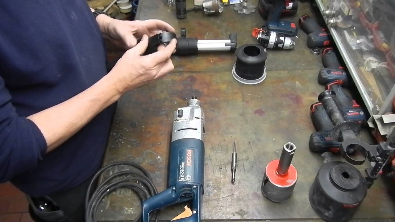 Bosch GSB 90-2E und Staubabsaugung