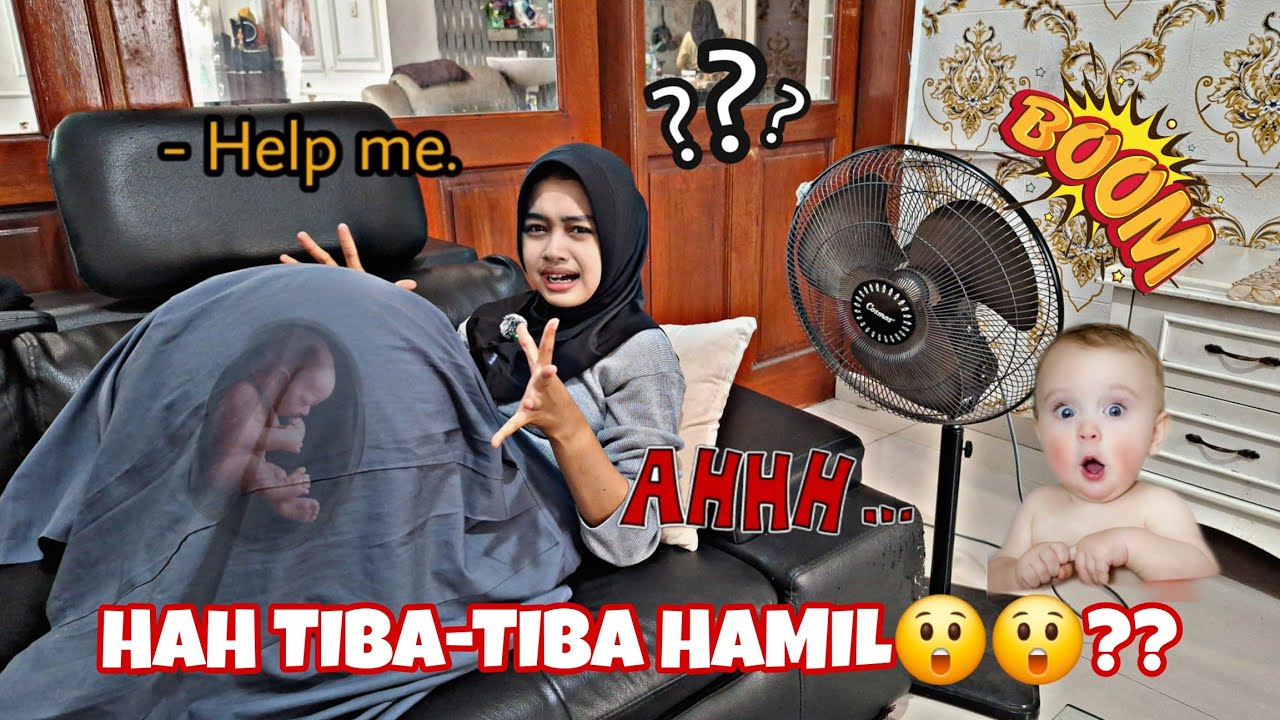 DRAMA LUCU GARA GARA MAKAN ANGIN PERUT JD HAMIL BESAR