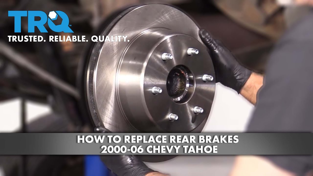Как заменить задние тормоза на Chevrolet Tahoe 2000-06 годов