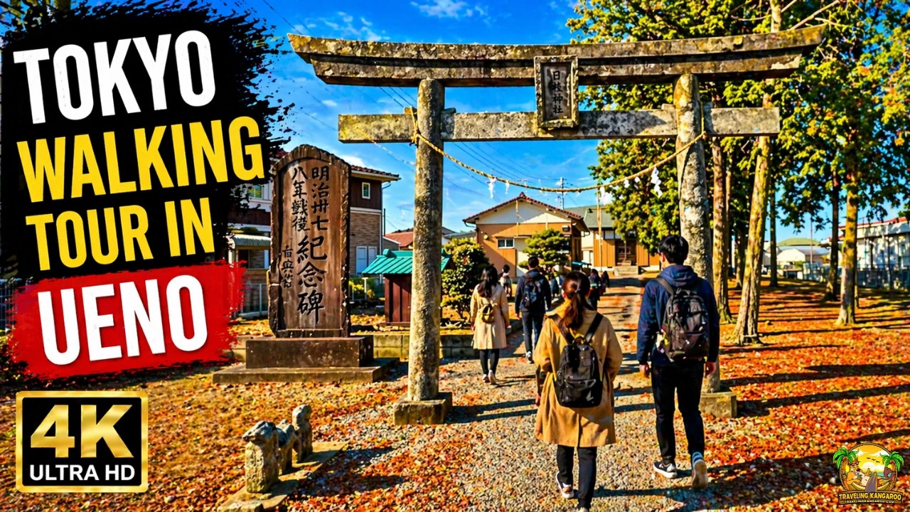 Tokyo Walking Tour in Ueno | Japan Street Life in 4K