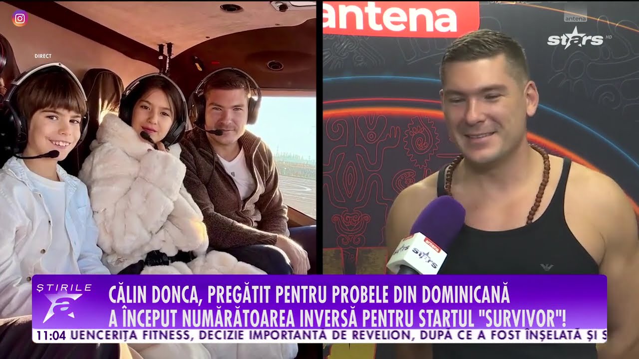 Călin Donca, pregătit pentru Survivor. Ce provocare &icirc;l sperie cel mai mult