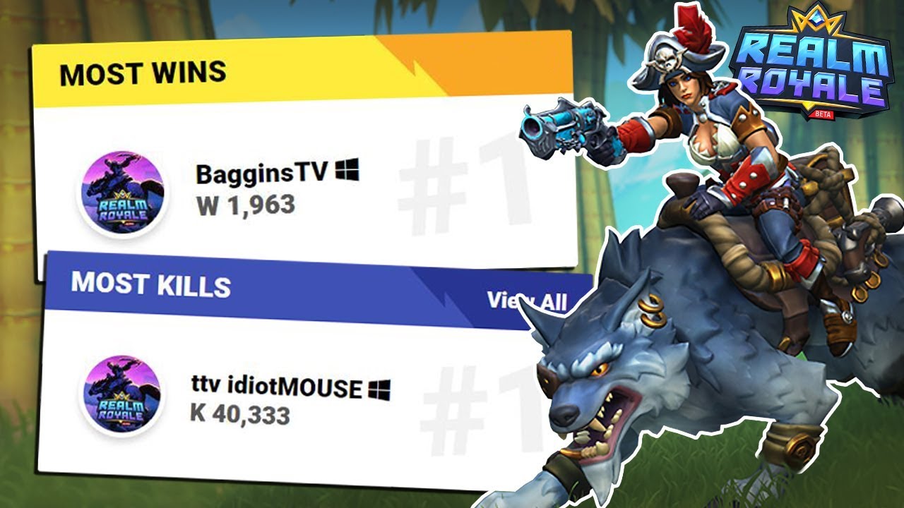 The Most KILLS & Most WINS in Realm Royale KILL EVERYONE