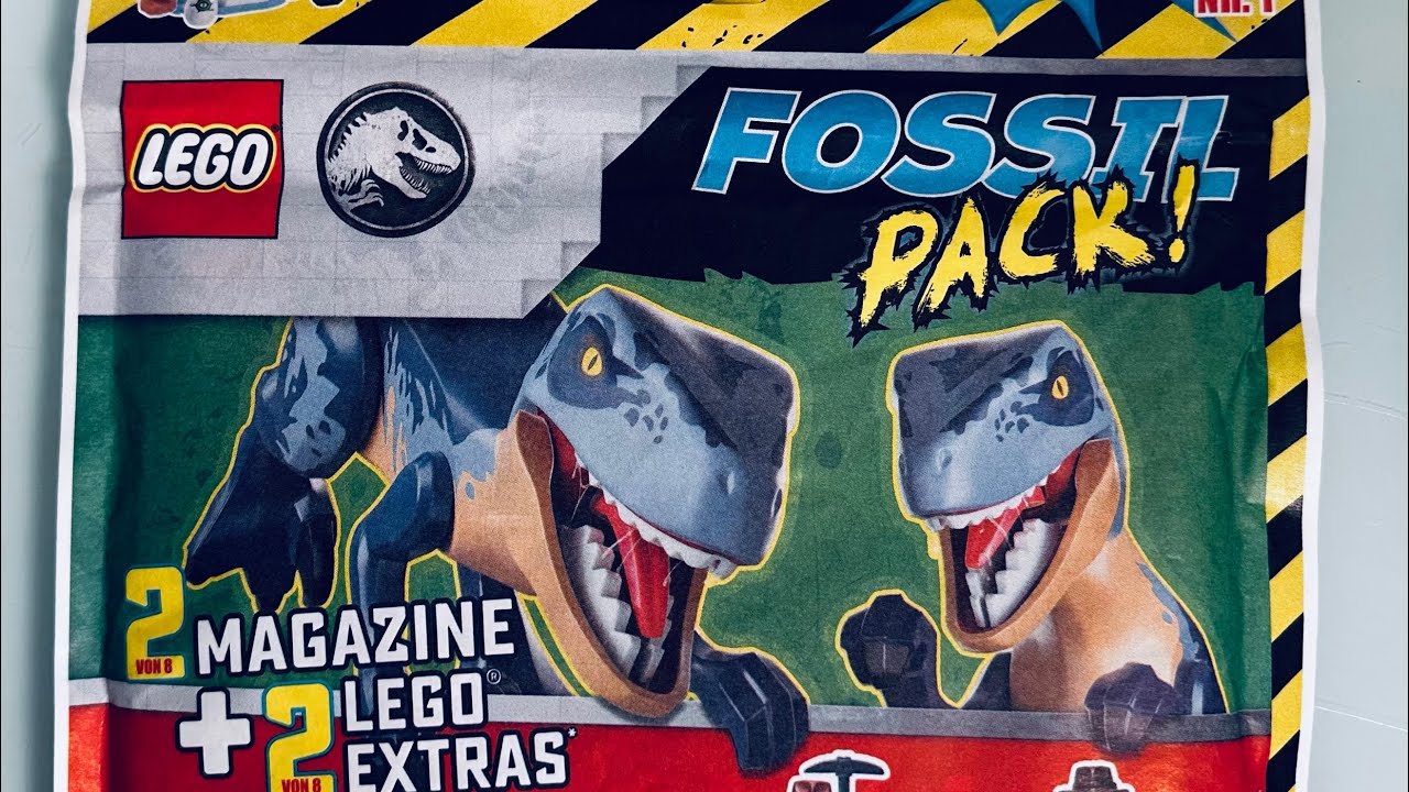 NEUE Lego Jurassic World Fossil Pack Wundertüten auspacken