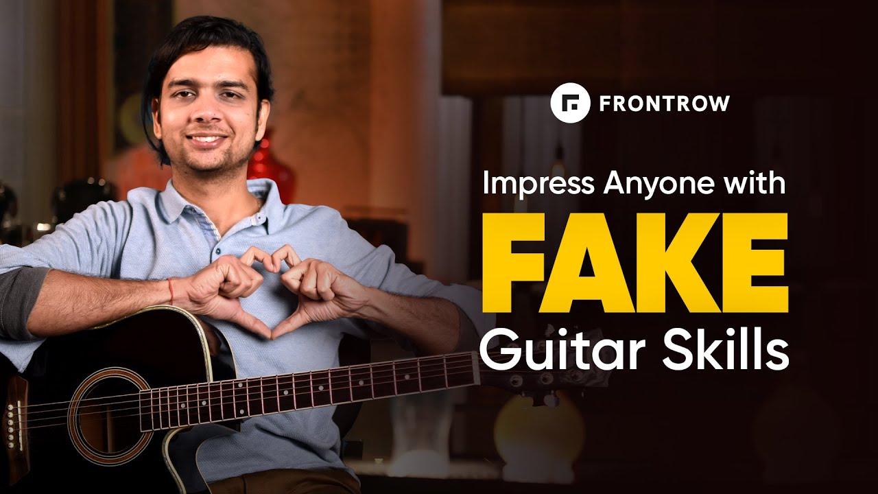 😍 Impress anyone INSTANTLY with FAKE GUITAR SKILLS | Guitar Lessons For Beginners | @FrontRow Music