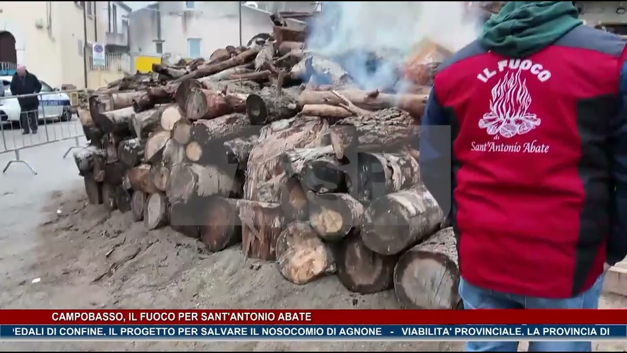 Campobasso, il fuoco per Sant'Antonio Abate TG NEWS MOLISE DEL 17.01.26 - TRSP -
