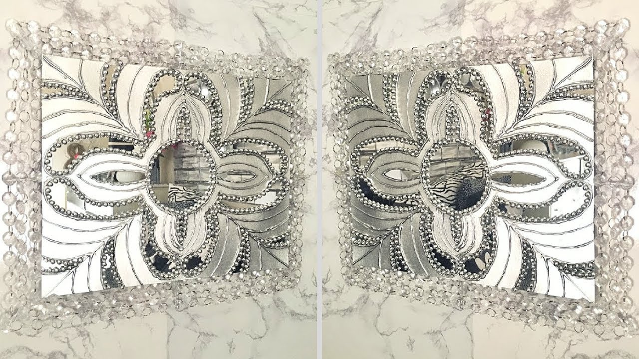 Diy Wall Decor Mirror Art| Home Decorating Idea!