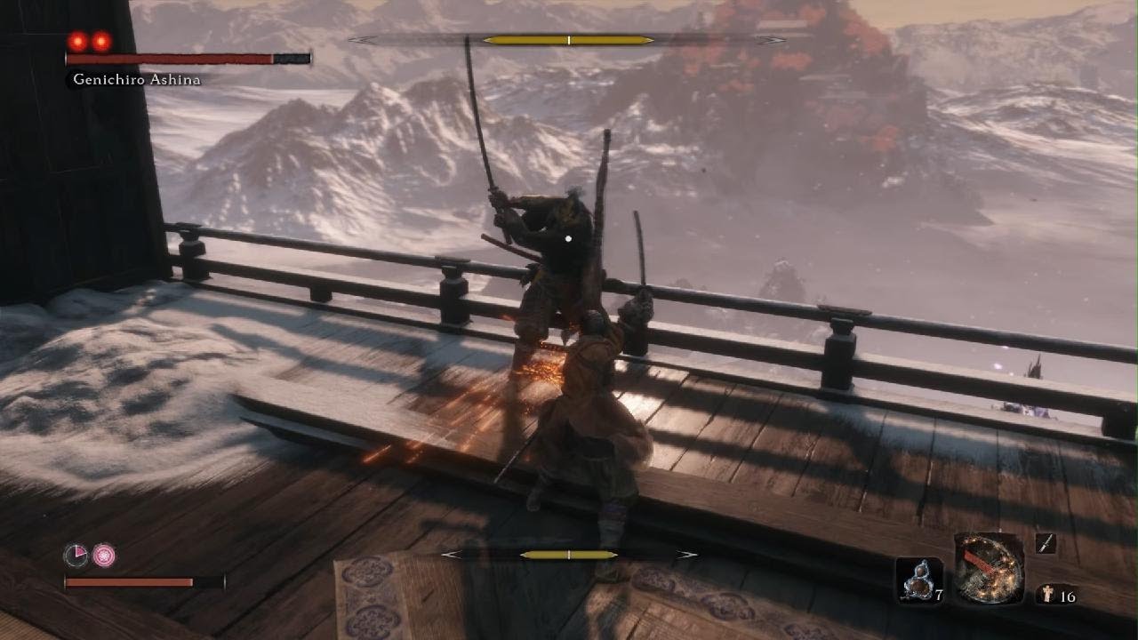 Sekiro: Shadows Die Twice Genichiro Ashina fight