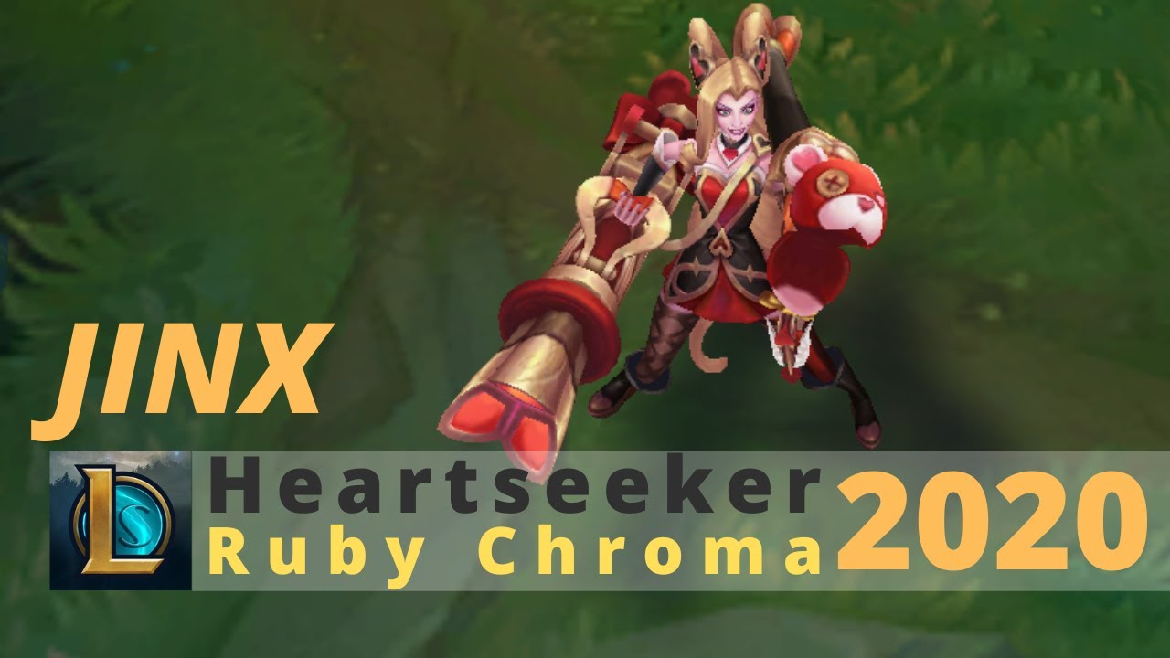 Heartseeker Jinx Ruby Chroma 2020 - League Of Legends