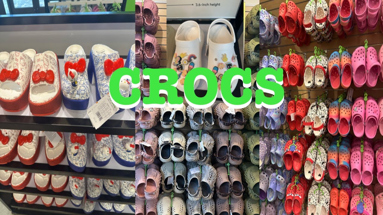 CROCS OUTLET 🏝️ CLOURFUL UNISEX CROCS in a variety of styles.. #angiehart67 #crocs