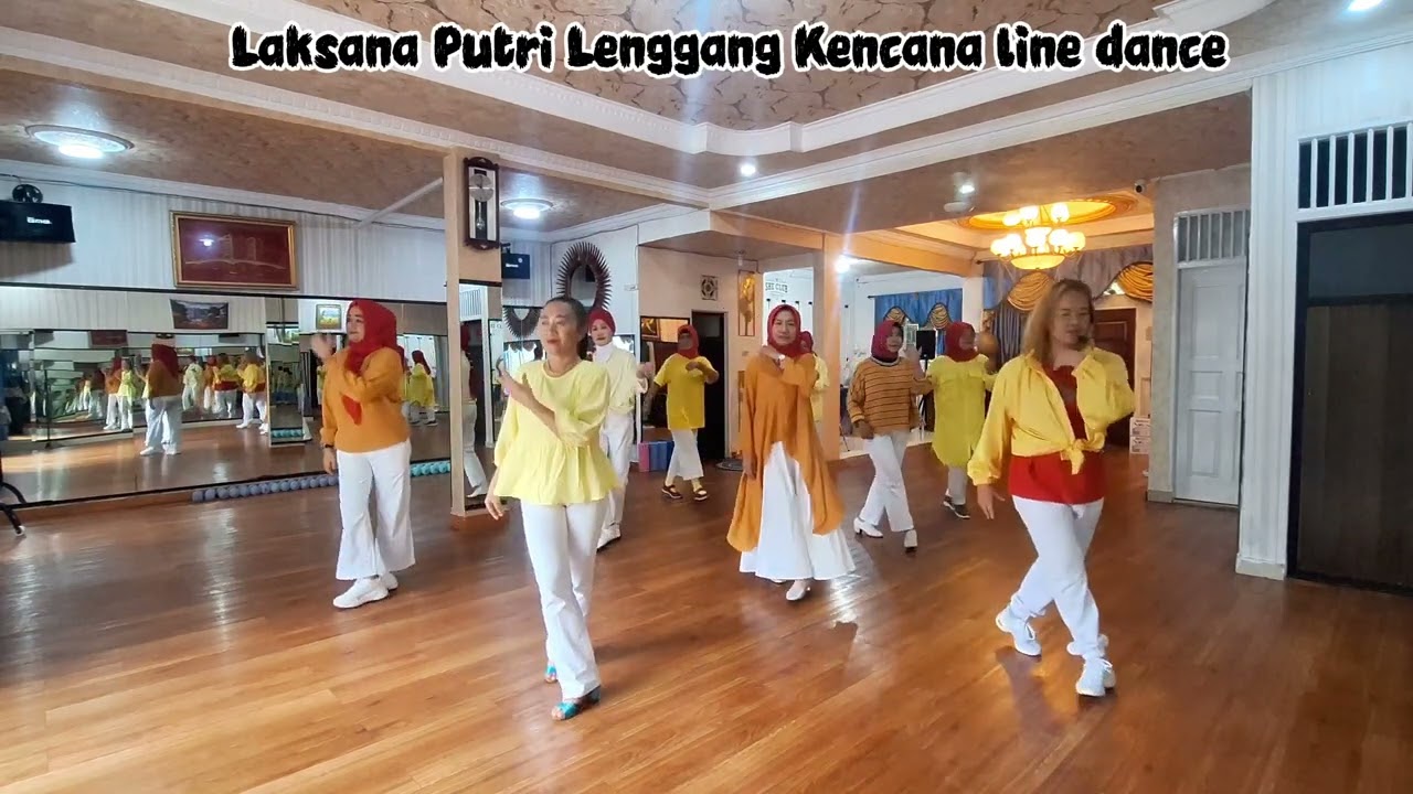 Laksana putri Lenggang kencana line dance. Coach Lina she. Choreo by Pat mari (INA)